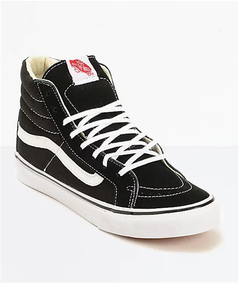 vans sk8 hi slim black.